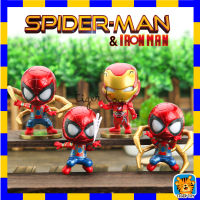 โมเดล สไปเดอร์เเมน x ไอรอนเเมน SPIDERMAN x IRONMAN 1 เซต 4 ตัว ราคาถูก งานจีน