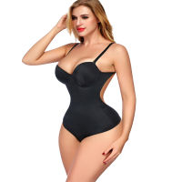 Velssut Women Tummy Control Bodysuit Waist Trainer Shapewear Cincher Body Shaper Faja Seamless Belly Control Slip Underwear