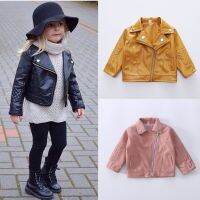 Winter Children Leather Jacket Autumn Winter Girl Boy Kids Baby Outwear Leather Short Jacket Clothes High Quality Newborn Coat