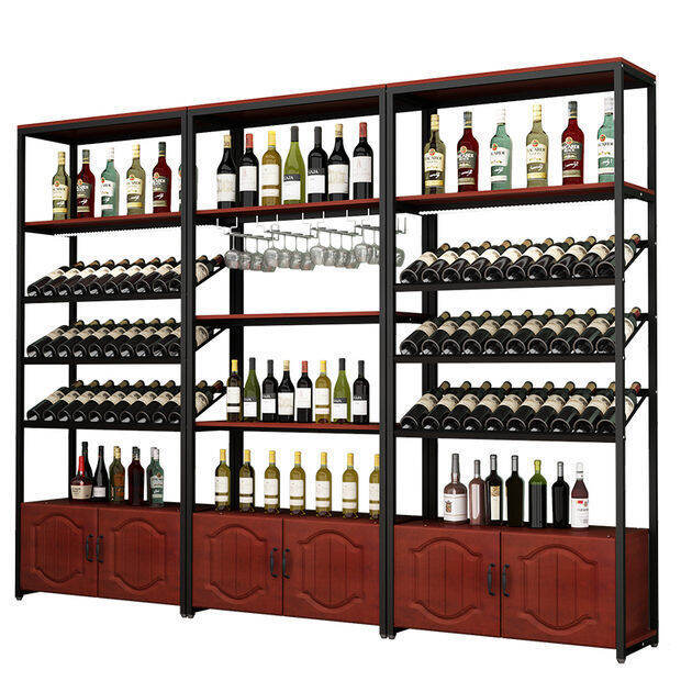 Wine Display Simple Wine Showcase Supermarket Chateau with