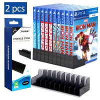 ﹍ R6ZSYO MALL 2 pcs/set for Playstation 4 PS4 Game Discs Storage Display Bracket Holder Accessories Disk