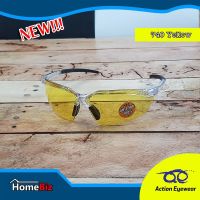 DRH แว่นกันแดด Action Eyewear รุ่น 740 Yellow ,แว่นตานิรภัย, 2020, ผู้ชาย, ****แถมฟรี ซองผ้าใส่แว่น*** แว่นตาแฟชั่น  แว่นตากันแดด