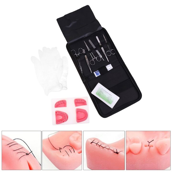dental-suture-kit-medical-skin-suture-surgical-training-kit-chirurgical-surgical-practice-set-oral-doctors-dental-teaching-model