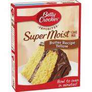 Bột Bánh Vị Bơ Super Moist Butter Recipe Yellow Cake Mix Betty Crocker 432g