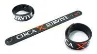 CIRCA SURVIVE ริสแบนด์ วงดนตรี wristband ร็อค อีโม เดธ แทรส เมทัล ป๊อป เกาหลี สินค้าส่งต่างประเทศ ปรับขนาดข้อมือได้สองขนาด พร้อมส่งทุกเส้น CSE316NNN