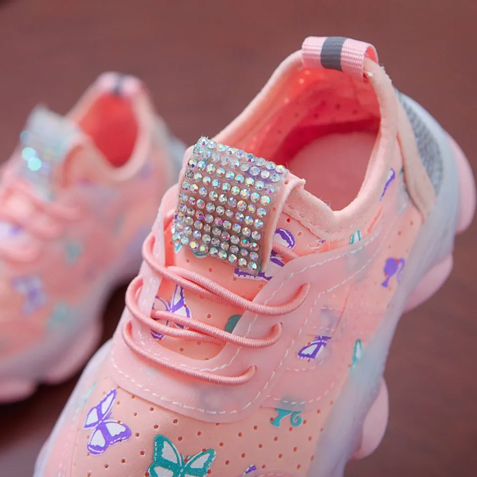 Girls butterfly shoes clearance