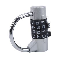 Heavy Duty 4 Dial Digit Combination Lock Weatherproof Security Padlock Outdoor Gym Safety Code Lock Black High Quality