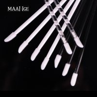 ยี่ห้อ50Pcs Lip Brush ลิปสติก Gloss Wands Lipbrush Makeup Tool