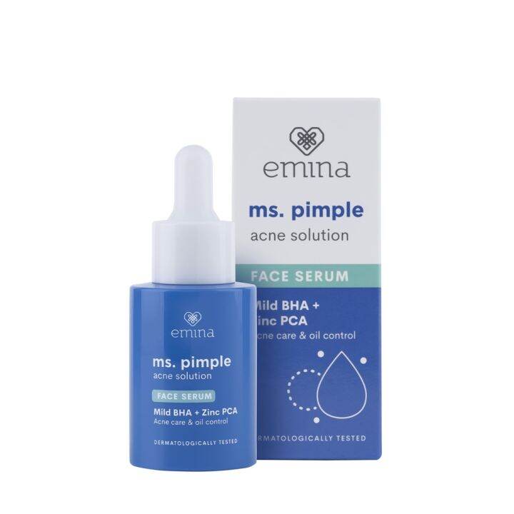 Emina Ms. Pimple Face Serum Acne Solution 30ml Lazada Indonesia