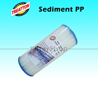 Treattonไส้กรองน้ำ Sediment PP จีบ Big Blue 10 นิ้ว x 4.5 นิ้ว 20 Micron Treatton 9WAREE