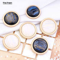 ใหม่มาถึงโลหะทอง Cat Eye ชุดปุ่มสำหรับเสื้อผ้า 6PCS 15MM-28MM เย็บปักถักร้อยคุณภาพสูง-SYSH STORE