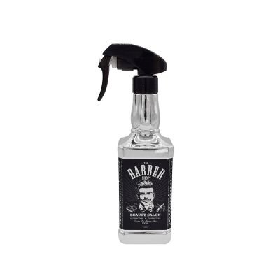 2 Pack 500ML Hairdressing Spray Bottle Salon Barber Hair Tools Water Sprayer Retro Whiskey Oil Head Watering Bottle