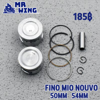 ลูกสูบ 50/54 รุ่น fino mio nouvo-mx ลูกสูบ มีโอ ฟีโน่ นูโว หลบวาล์ว หัวหลุม ไม่หลบวาล์ว สลัก15 มีคุณภาพสูง