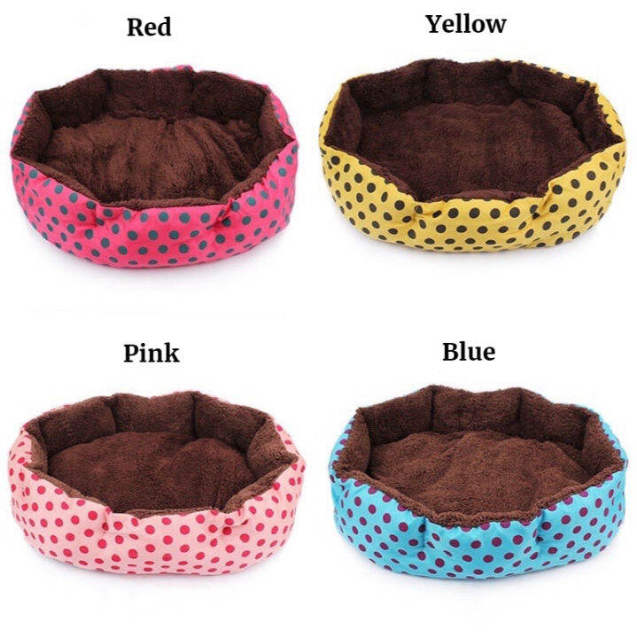 Pet Bed Dog Bed Dog Cat Bed Self Warming House Soft Cushion Cuddl Round