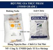 Combo 1 kg baking soda and 1 kg passivation acid food additives