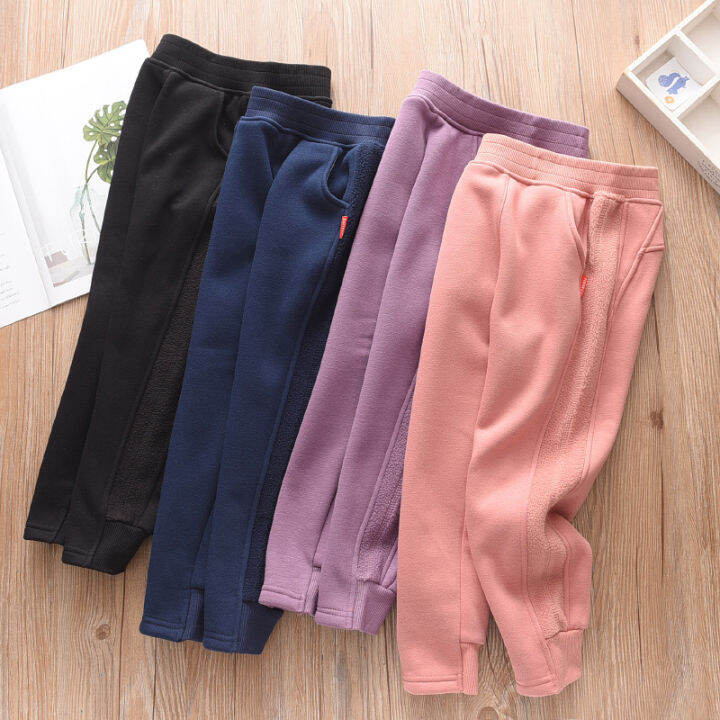 Joker children's wear 2021 spring children's girls plus velvet padded