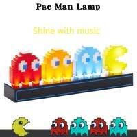 PACMAN Pac Man Lamp Battle Table Indoor Atmosphere Music Rhythm Induction Nightlight