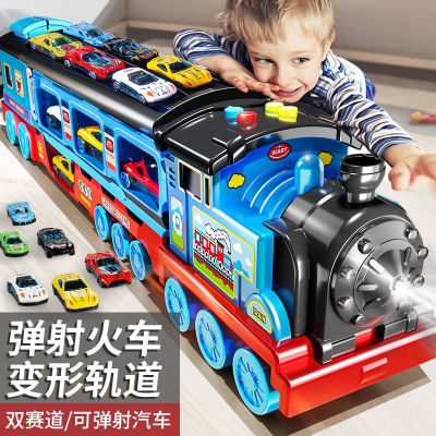 รถยิงได้เปลี่ยนสีตู้บรรทุกผสมโลหะรถบรรทุกขนาดใหญ่ปริศนาเด็กชาย Mobil Mainan Anak-Anak ของขวัญวันเกิดช้อปปิ้งง่าย