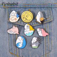 Pinhabit Wizard World Enamel Pin Magic Potion Bottle Bird Messenger Owl Badges Fantasy Literature Bookworm Collect Fans Gifts