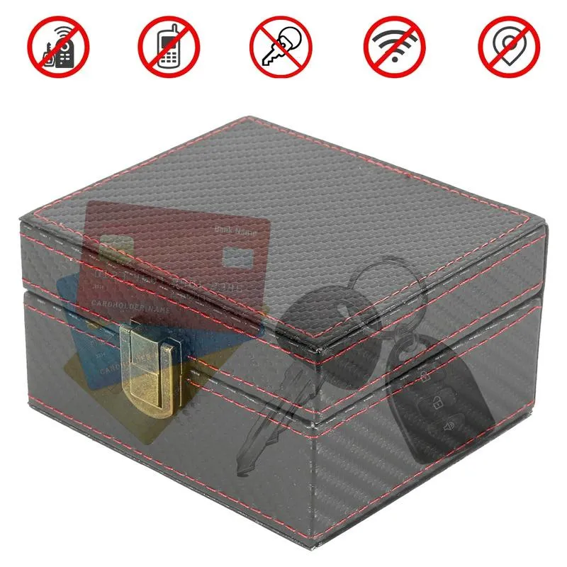 Car Key Signal Blocker Keyless Faraday Box Anti Theft Safety RFID Block  Pouch