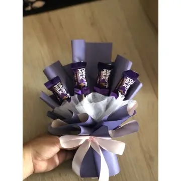 bouquet coklat, bouquet coklat cadbury almond , bouquet duit rm20