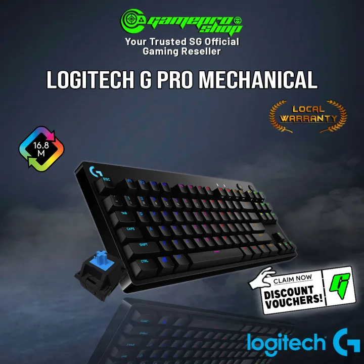 Logitech G Pro X Mechanical Gaming Keyboard - 920-009239 (2Y)