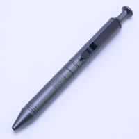 Aluminum Alloy Tactical Outdoor Pen High Hardness Anti-skid Military Survival Tactical Signature Pen Automa GDeals