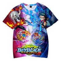 {Match maker}}อะนิเมะเสื้อยืด Beyblade ระเบิด3D พิมพ์สตรีผู้ชายผู้หญิงแฟชั่นแขนสั้นเสื้อยืดฮาราจูกุเด็กประเดิมท็อปส์เด็กสาวเสื้อยืด