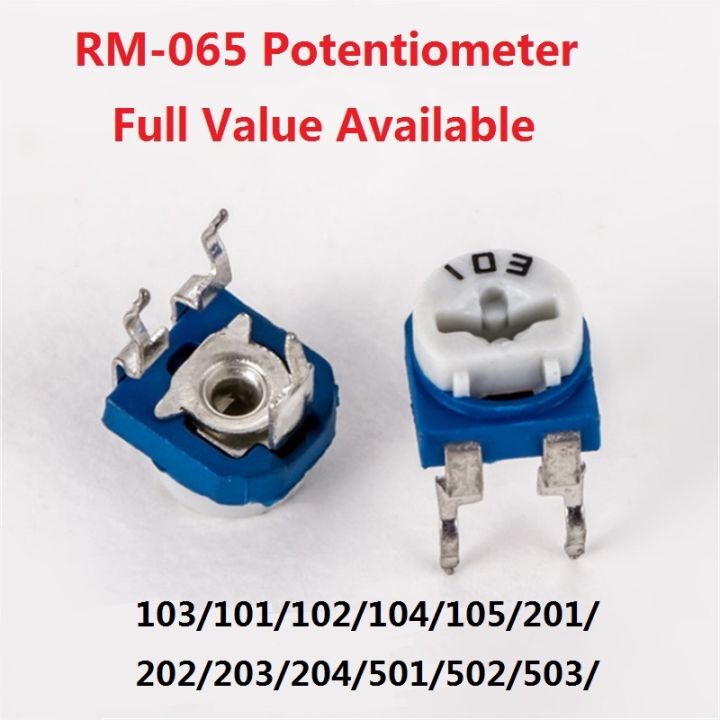 cw-20pcs-rm065-trimpot-trimmer-potentiometer-adjustable-resistor-rm-065-103-101-102-104-105-201-202-203-204-501-502-503-504-1k-10k