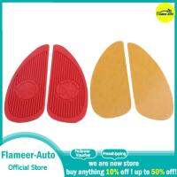 แผ่นรองถังน้ำมันยางสีแดงคู่ Flameer สำหรับรถจักรยานยนต์มอเตอร์ครอส