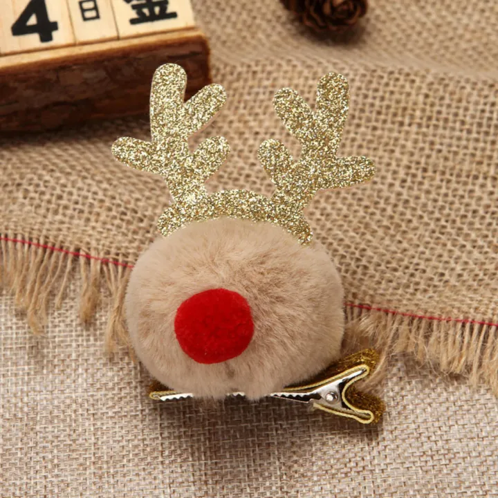 deer-hairpin-decoration-hairpin-duckbill-clamp-childrens-deer-decoration-hairpin-hairpin-christmas-headwear