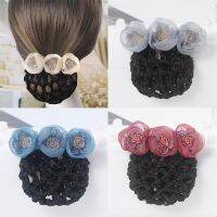 Korean version bank hotel staff professional headdress stewardess nurse coiled hair cloth hairpin exquisite headdress