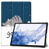 JUNSUNMAY ตัว Casing Tablet อัจฉริยะเป็นหนังตั้งได้3พับสำหรับซัมซุงกาแล็กซีแท็บ S9/S9ซัมซุงกาแล็กซีแท็บ +