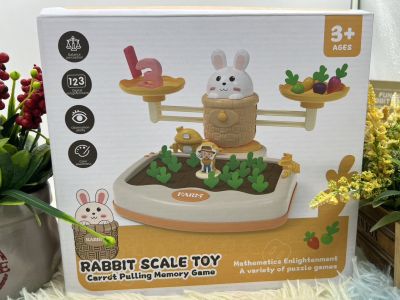 🌈ของเล่น ของเล่นเด็ก กระต่าย กระต่ายบาลานซ์ Balance game game scale Toy ของเล่นเสริมพัฒนาการ สอนบวกเลข คณิตศาสตร์