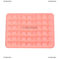 dongchigai 1ชิ้น54ช่องแม่พิมพ์ซิลิโคนรูปสัตว์ผลไม้ DIY ถาดน้ำแข็งช็อกโกแลตขนาดเล็กแม่พิมพ์สำหรับอบวุ้นแบบไม่ติด