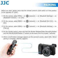 ‘；【= JJC RMT-P1BT Wireless Bluetooth Remote Control For Sony Camera ZV-E1 ZV-E10 ZV-1 FX30 A7R V A7M4 A7IV A7III A7 IV A7 III A6400