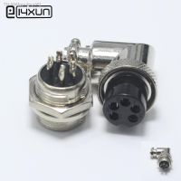 ✎☍ 1set GX16 5 Pin Male Female Diameter 16mm Wire Panel Connector GX16 5Pin PCB Connector Aviation Socket Plug