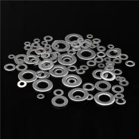 105 Pcs M3/M4/M5/M6/M8/M10 304 Stainless Steel Mesin Cuci Mesin Cuci Polos Metrik flat Gasket Kit Bermacam untuk Peralatan 6 Ukuran