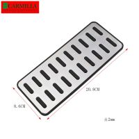 Carmilla Dead Pedal for Hyundai KIA Foot Rest Pedals Stainless Steel Rest Pedal Fit for All Hyundai Kia Car Models Pedal Accessories