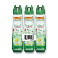 คายาริ ไพรีทรัม สเปรย์กำจัดแมลงบิน กลิ่นชิเชน 600 มล. x 3 กระป๋อง - Kayari Pyrethrum Spray for Mosquito &amp; Housefly Shizen scent 600 ml x 3