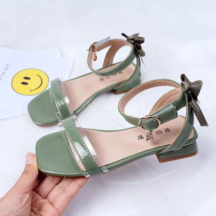 Girls Sandals 2022 New Fashion High Heel Princess Shoes Fashion Baby Beach Shoes Lazada