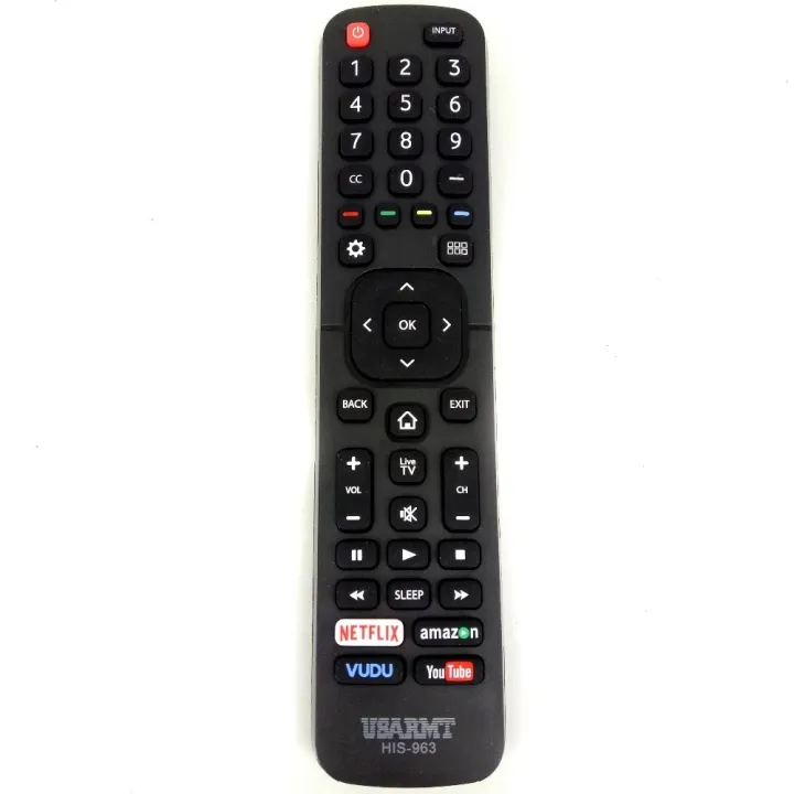 Hisense Smart tv devant remote control Universal HIS963 Hisense LED