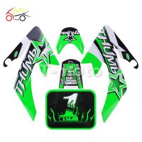 ▦☎ Red Blue Yellow Green Motorcycle Decal Sticker for CRF 50cc Pit Dirt Bike Decals Moto X Baja