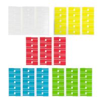 30Pc Cable Labels Sticker Waterproof Identification Tags Work with Laser Printer