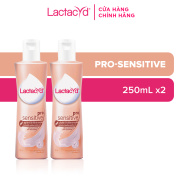 Bộ 2 chai Dung Dịch Vệ Sinh Phụ nữ Lactacyd Pro Sensitive Cho Da Nhạy Cảm