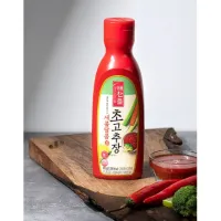 [สินค้าใหม่]ซอสพริกเกาหลี cj gochujang korean chilli sauce ซีเจ โคชูจังแบบขวด 300g 해찬들 초고추장