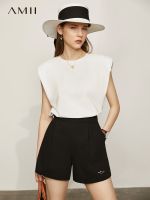 【HOT】℗❇☊ Minimalism 2023 New O Neck T Shirt for Loose Elastic Tees Straight Top 12352021