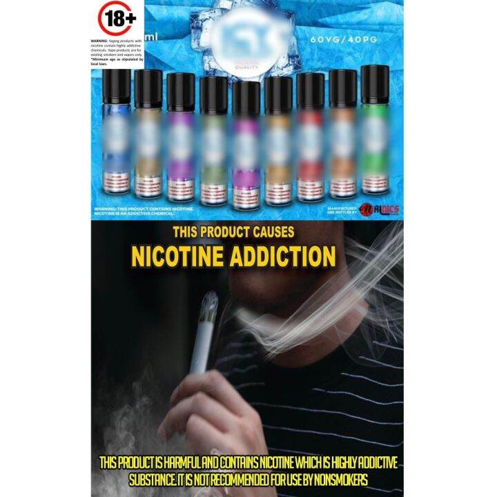 Icy Cold 65ml Juice 3mg Low Strength High VG Legit Lazada PH