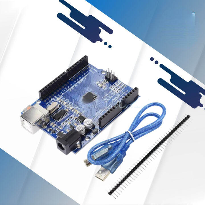 Arduino UNO R3 Development Board ATmega328P CH340 CH340G With Straight ...