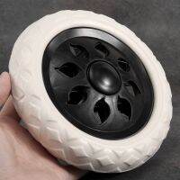 Black White Plastic Core Foam Cartwheel Casters